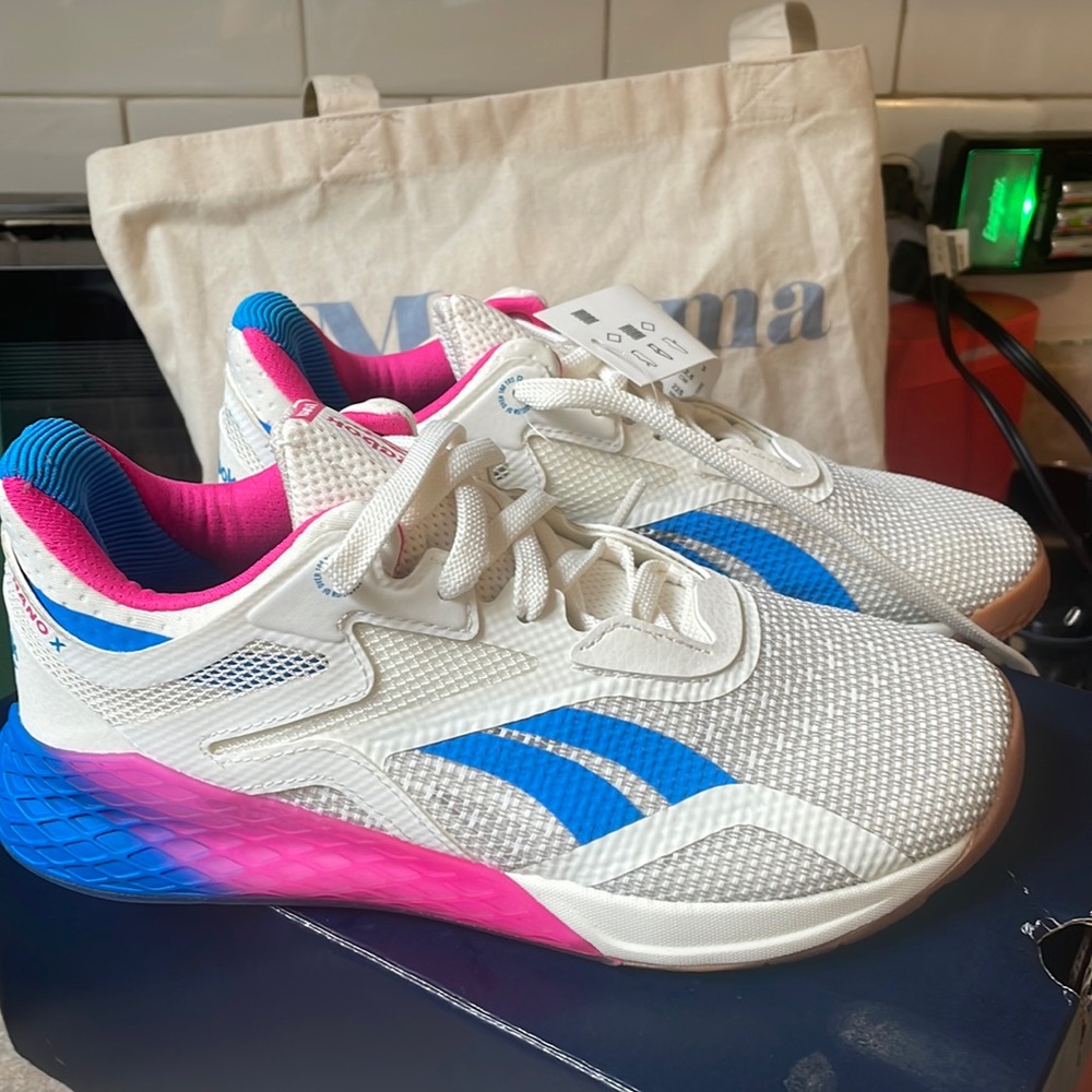 Reebok Nano X Women's Training Shoes in Proud Pink/Horizontal Blue